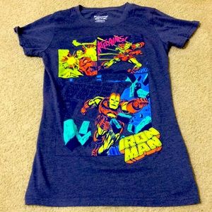 Iron man T shirt.    Women s